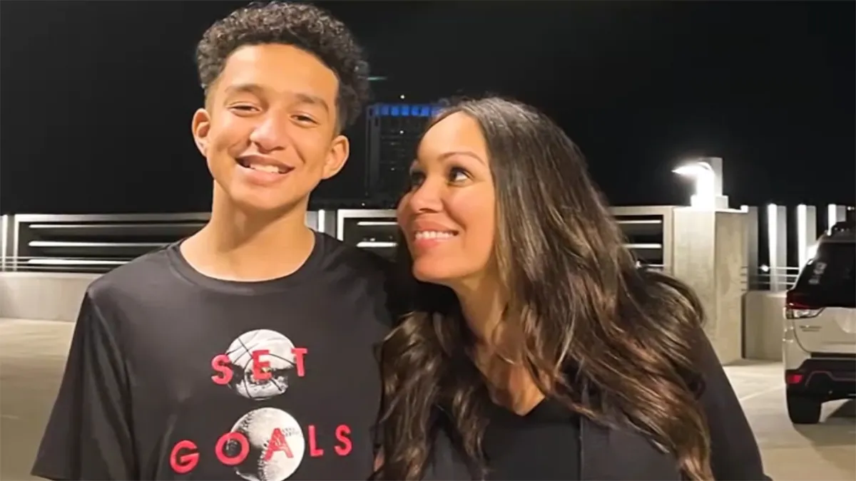 Sewell Setzer III and his mother Megan Garcia smiling together